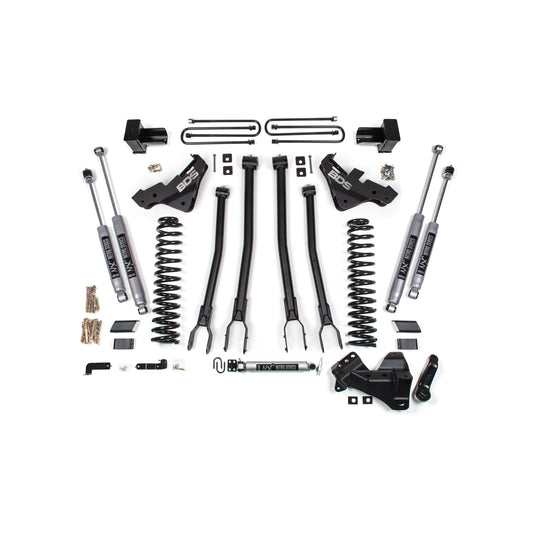 BDS Suspension 5" 4-Link Lift Kit for 23-26 Super Duty Diesel with Performance Elite Shocks