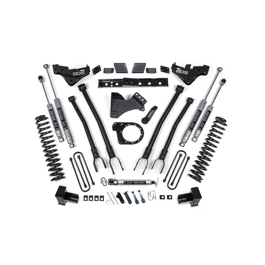 BDS Suspension lift kit components for 23-26 Super Duty Diesel with Fox 2.5 performance shocks