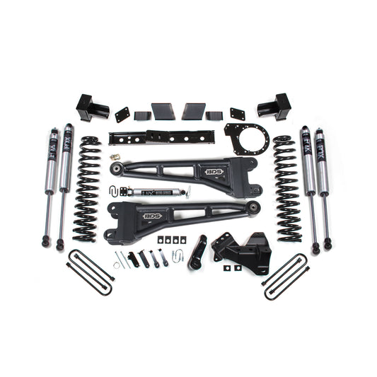 BDS Suspension lift kit components for 23-26 F-250/F-350 Super Duty with Fox 2.0 shocks