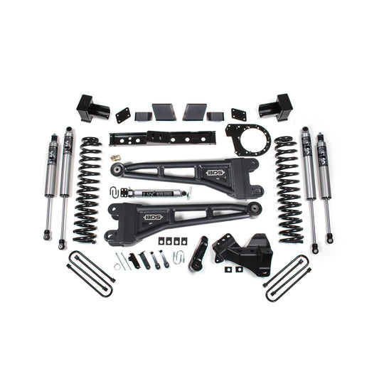 BDS Suspension lift kit components for 23-26 F-250/F-350 Super Duty 4Wd Diesel with NX2 shocks.