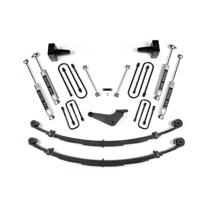 BDS Suspension | 4 Inch Lift Kit Ford F250/F350 Super Duty 99-04 4WD Square Prior to 2-28-99 With Factory Overload NX2 Nitro | BDS309H