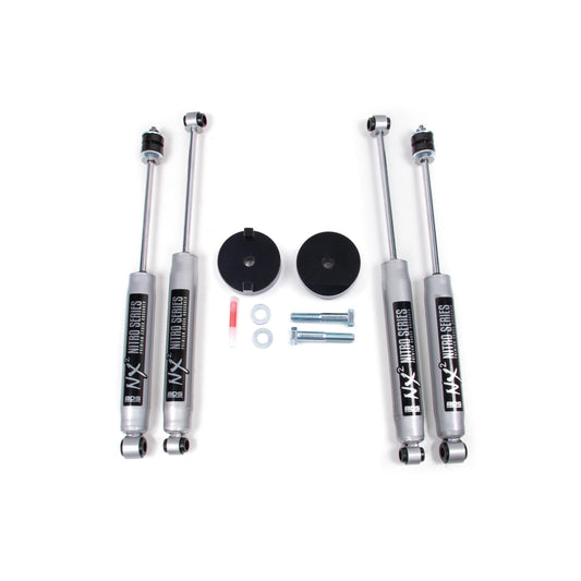 BDS Suspension | 2 Inch Leveling Kit Coil Spacer Ford F250/F350 Super Duty 05-16 4WD With Fox 2.0 Performance Shocks | BDS326FS