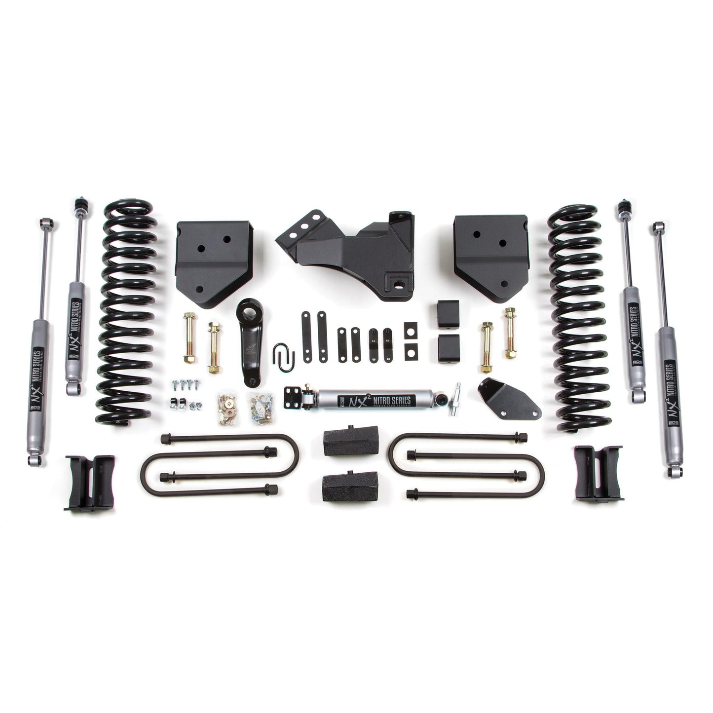 BDS Suspension | 4 Inch Lift Kit Ford F250/F350 Super Duty 05-07 4WD Gas Leaf Springs Fox 2.0 Performance | BDS331FS