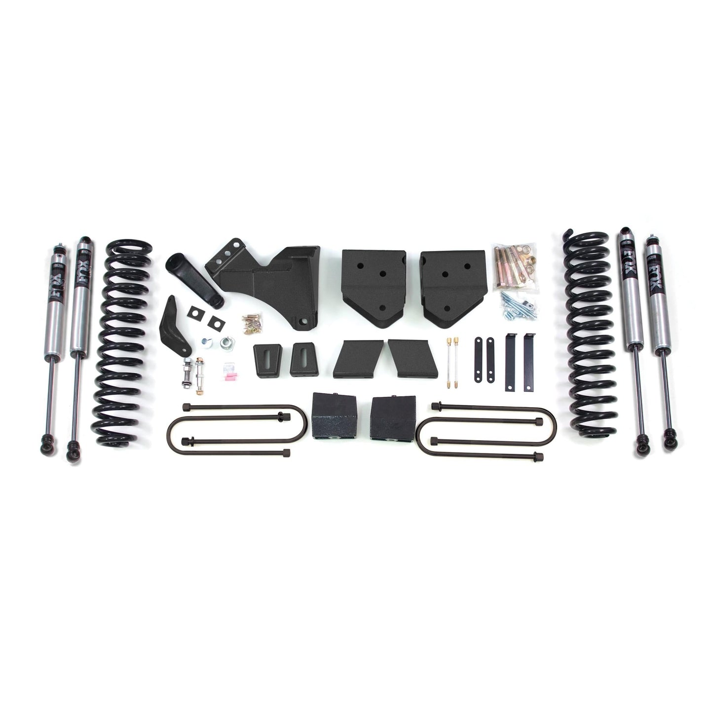 BDS Suspension | 6 Inch Lift Kit Ford F250/F350 Super Duty 05-07 4WD Diesel 5 Inch Block Without Overload Fox 2.0 Performance | BDS349FS