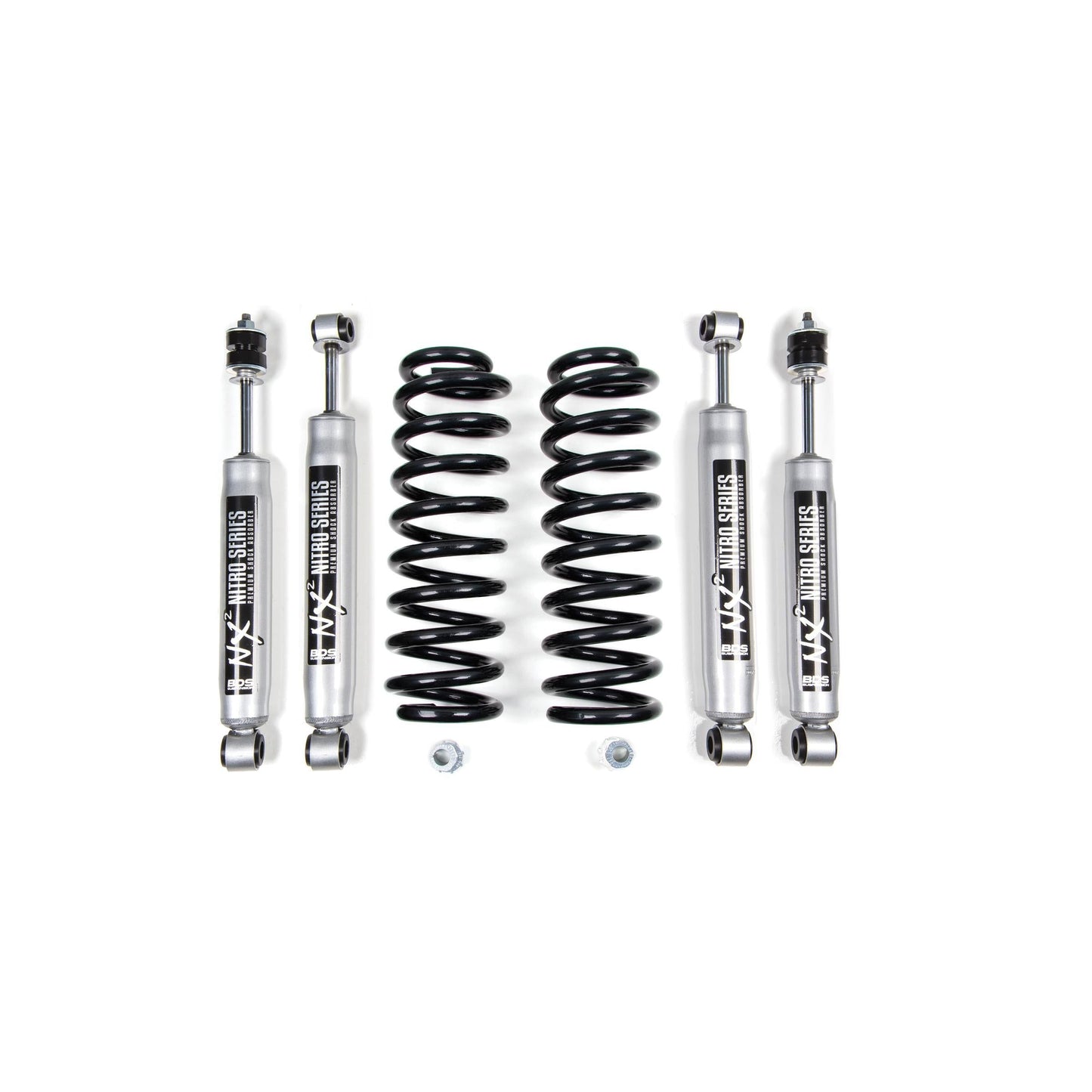 BDS Suspension | 2 Inch Leveling Kit Ford F100/F150 80-96 2WD NX2 Nitro Shocks | BDS380H