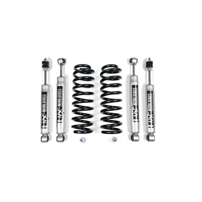 BDS Suspension | 2 Inch Leveling Kit Ford F150/Bronco 80-96 4WD Leaf Springs W/NX2 Nitro Shocks | BDS383H