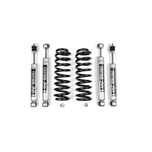 BDS Suspension | 2 Inch Leveling Kit Ford F150/Bronco 80-96 4WD Leaf Springs W/NX2 Nitro Shocks | BDS383H