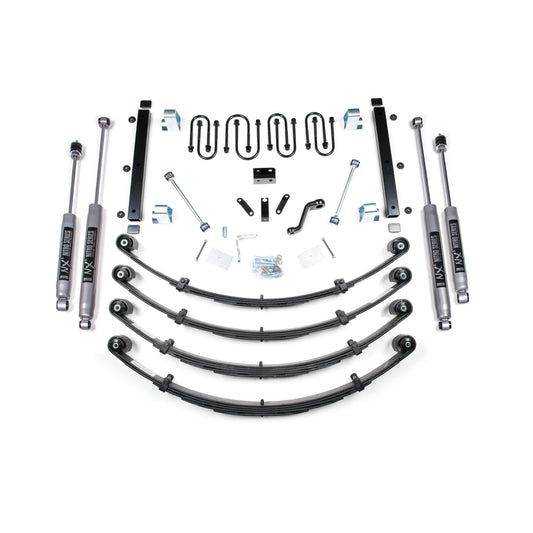 BDS Suspension | 3.5 Inch Lift Kit Jeep Wrangler YJ 87-95 Light Duty Leaf Spring NX2 Nitro | BDS409H