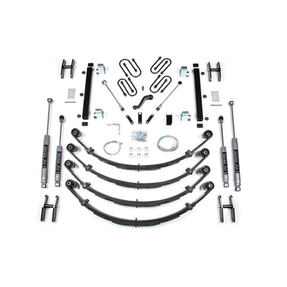 BDS Suspension | 4.5 Inch Lift Kit Jeep Wrangler YJ 87-95 Heavy Duty Leaf Spring NX2 Nitro | BDS412H