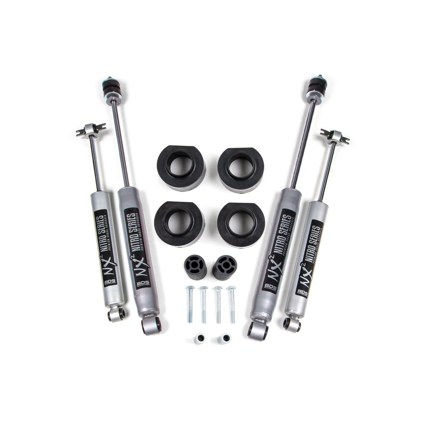 BDS Suspension | 1.75 Inch Lift Kit Jeep Wrangler TJ/LJ 97-06 With NX2 Shocks | BDS416H