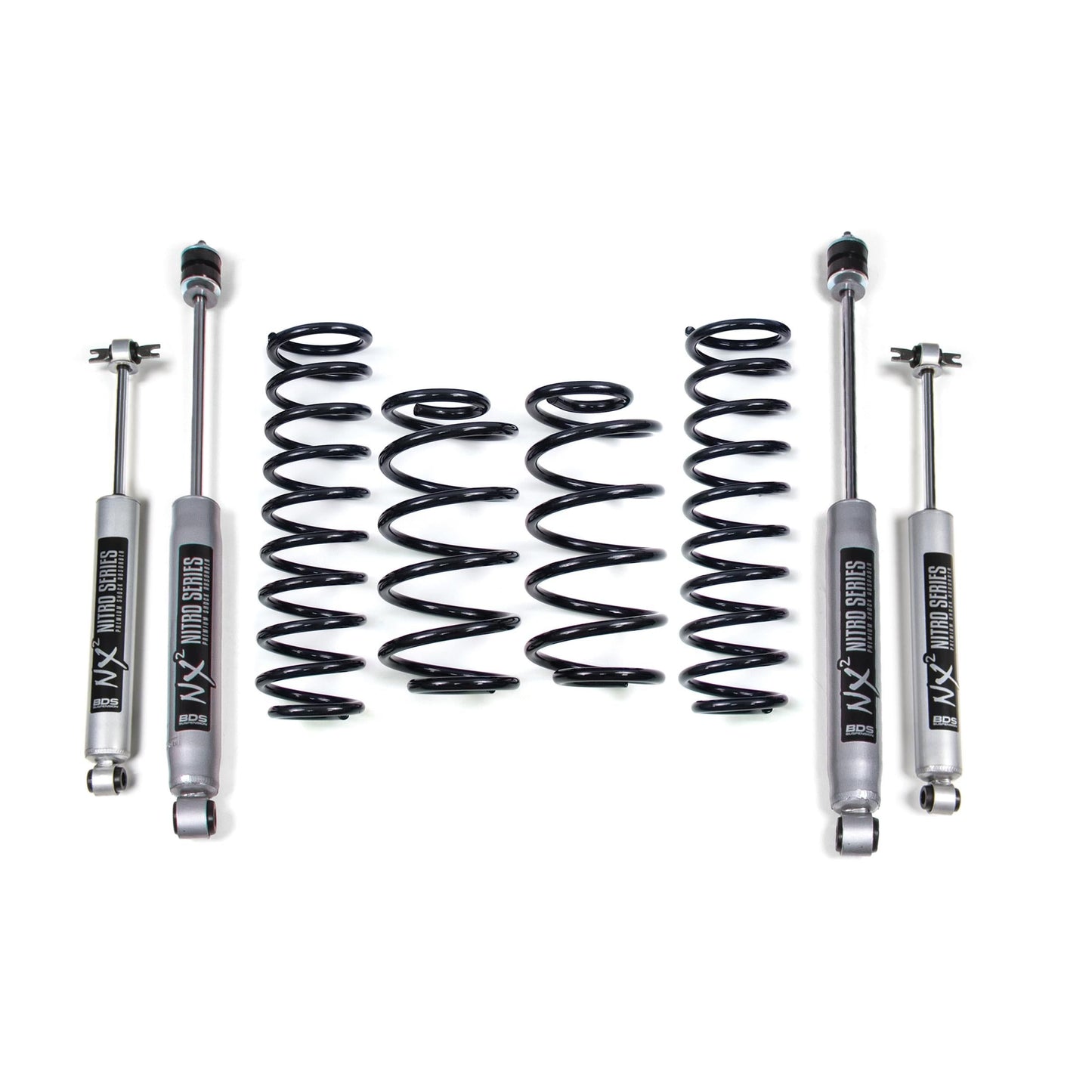 BDS Suspension | 2 Inch Lift Kit Jeep Wrangler TJ/LJ 97-06 NX2 Nitro Shocks | BDS417H