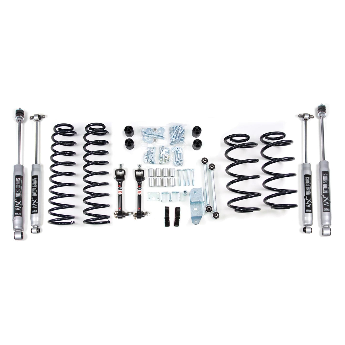 BDS Suspension | 3 Inch Lift Kit Jeep Wrangler TJ 97-02 NX2 Nitro Shocks | BDS418H