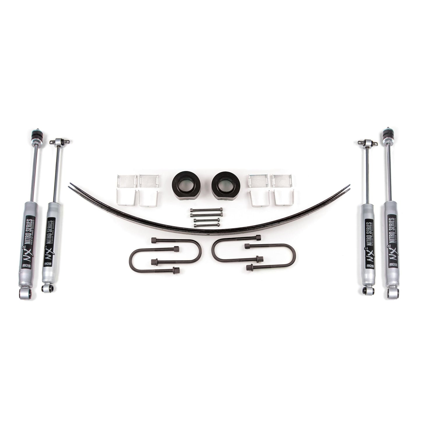 BDS Suspension | 1.75 Inch Lift Kit Jeep Cherokee XJ 84-01 Chrysler 8.25 Axle With NX2 Shocks | BDS426H