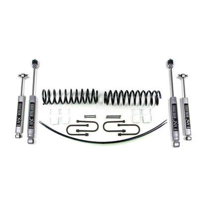 BDS Suspension | 2 Inch Lift Kit Jeep Cherokee XJ 84-01 Chrysler 8.25 Rear Axle Fox 2.0 Performance Shocks | BDS428FS