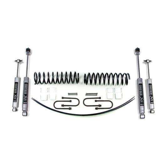 BDS Suspension | 2 Inch Lift Kit Jeep Cherokee XJ 84-01 Dana 35 Rear Axle NX2 Nitro Shocks | BDS429H