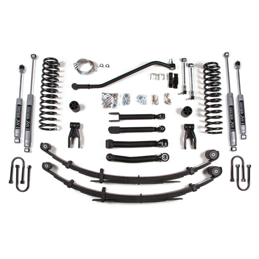 BDS Suspension | 4.5 Inch Lift Kit Jeep Cherokee XJ 84-01 Chrysler 8.25 NX2 Nitro | BDS434H