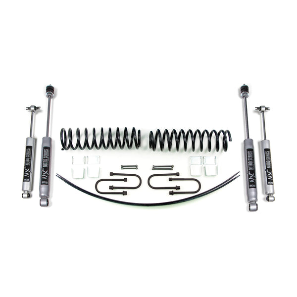 BDS SUSPENSION | Lift Kit 2" Front / 2" Rear NX2 Nitro Shocks | Jeep Comanche MJ 86-91 Dana 35 | 439H