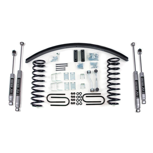BDS SUSPENSION | Lift Kit 3" Front / 2.5" Rear NX2 Nitro | Jeep Comanche MJ 86-91 Dana 35 Axle | 441H