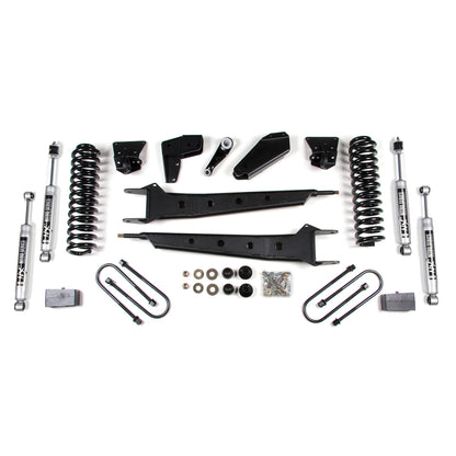 BDS Suspension | 4 Inch Lift Kit w/ Radius Arm Ford F100/F150 80-96 4WD Dual Add A Leaf NX2 Nitro | BDS504H