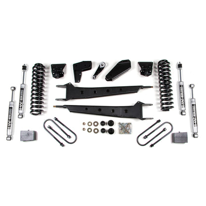 BDS Suspension | 6 Inch Lift Kit w/ Radius Arm Ford F100/F150 80-96 4WD 4 Inch Block with Add A Leaf NX2 Nitro | BDS510H