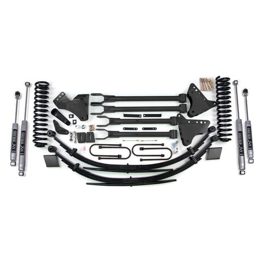 BDS Suspension | 8 Inch Lift Kit w/ 4-Link Ford F250/F350 Super Duty 08-10 4WD Gas NX2 Nitro | BDS566H