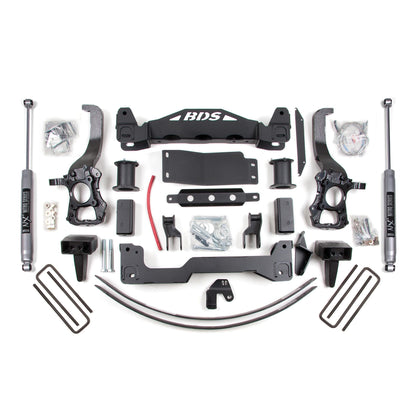 BDS Suspension | 6 Inch Lift Kit Ford F150 04-08 4WD With NX2 Nitro Shocks | BDS574H