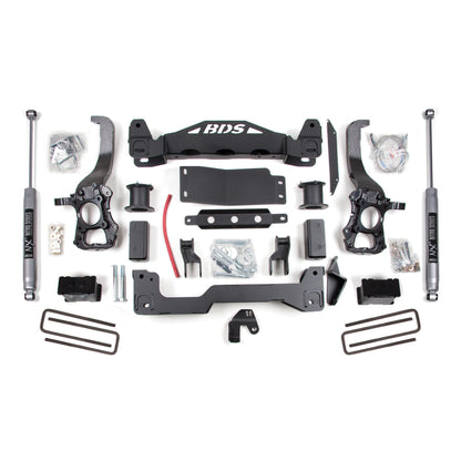 BDS Suspension | 4 Inch Lift Kit Ford F150 04-08 4WD NX2 Nitro Shocks | BDS576H