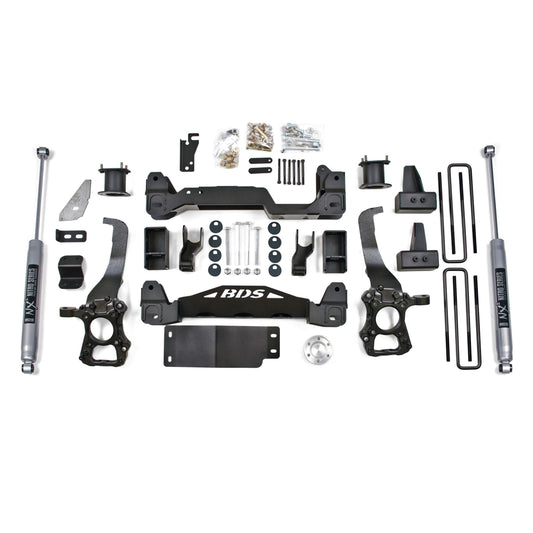 BDS Suspension | 4 Inch Lift Kit Ford F150 09-13 4WD Fox 2.0 Performance Shocks | BDS598FS