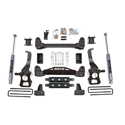 BDS Suspension | 4 Inch Lift Kit Ford F150 09-13 2WD Fox 2.0 Performance Shocks | BDS599FS