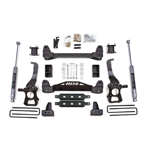 BDS Suspension | 4 Inch Lift Kit Ford F150 09-13 2WD Fox 2.0 Performance Shocks | BDS599FS