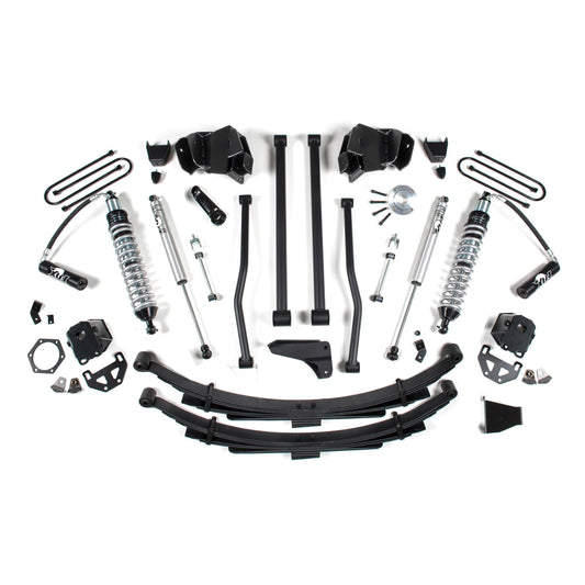 BDS Suspension | 8 Inch Lift Kit 09-13 Ram Coil Over Long Arm w/4 inch Axle Rear Block Kit Diesel With Fox Shocks | BDS632F
