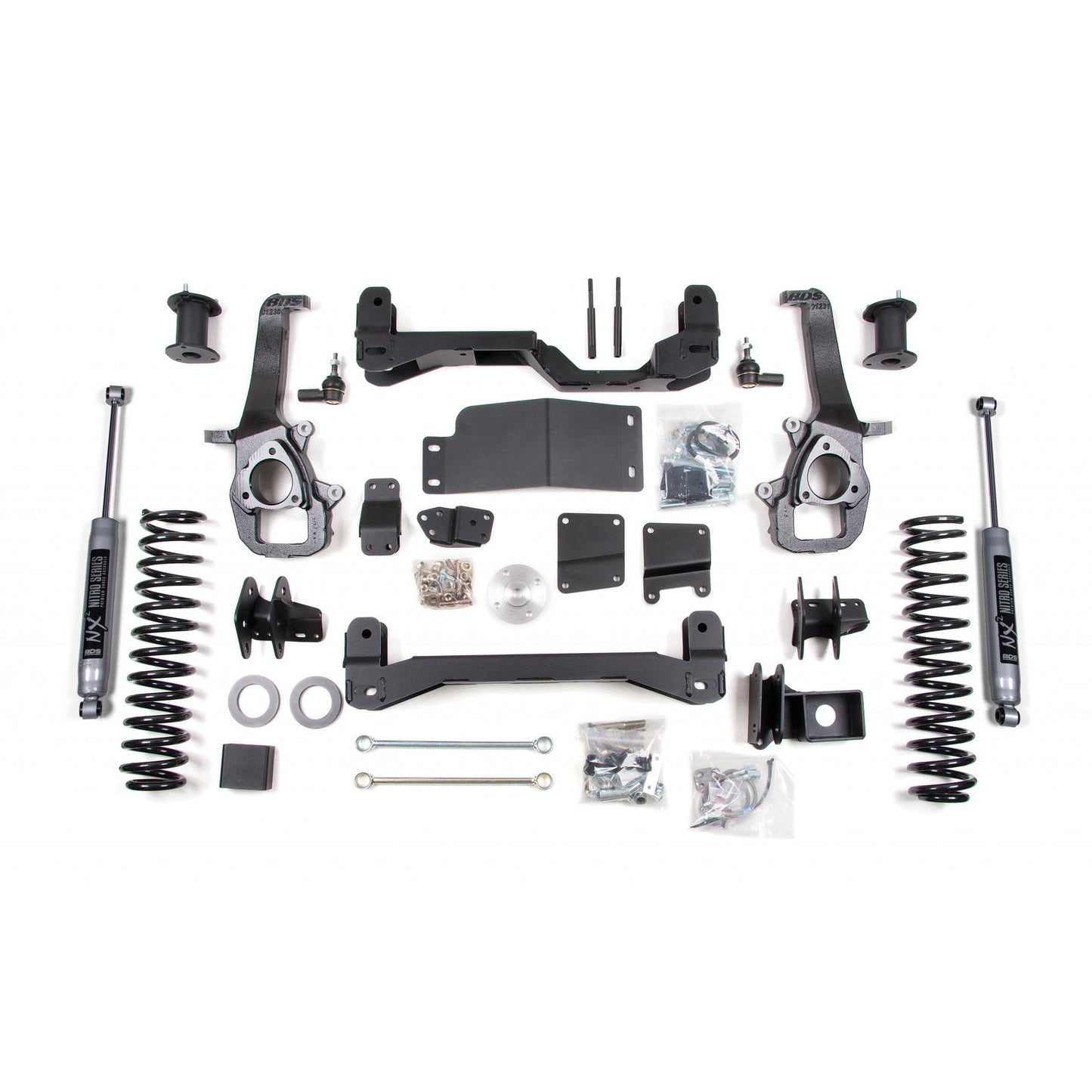 BDS Suspension | 4 Inch Lift Kit Dodge Ram 1500 2012 4WD 2 Inch Coil Spacer FOX 2.0 Performance | BDS664FS