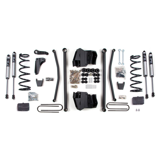 BDS Suspension lift kit components for 2009-2013 Dodge RAM 2500 Power Wagon with 4-inch lift.