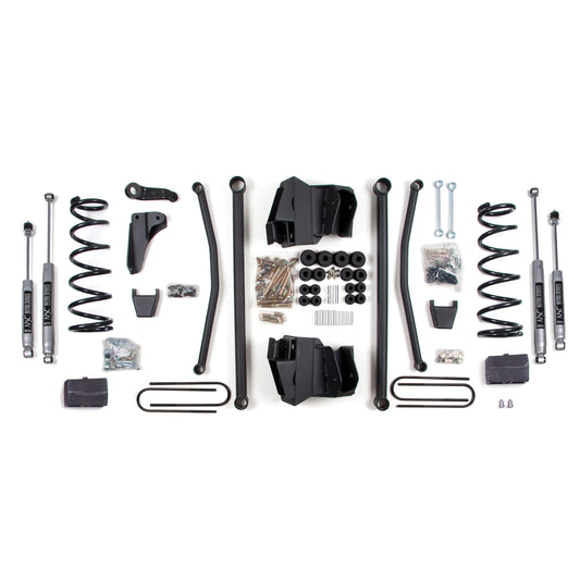 BDS Suspension lift kit components for 2009-2013 Dodge RAM 2500 Power Wagon featuring 4-inch lift.