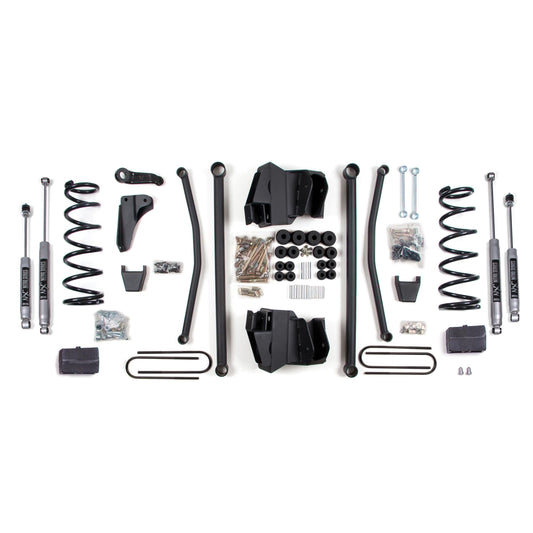 BDS Suspension | 4 Inch Lift Kit Long Arm Dodge Ram 2500 Power Wagon 05-07 4WD Gas Block 4 Inch Axle Fox 2.0 Performance | BDS669FS