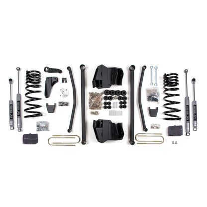 BDS Suspension | 8 Inch Leaf Spring Lift Kit Long Arm Dodge Ram 2500 09-13 4WD Diesel With NX2 Shocks | BDS675H