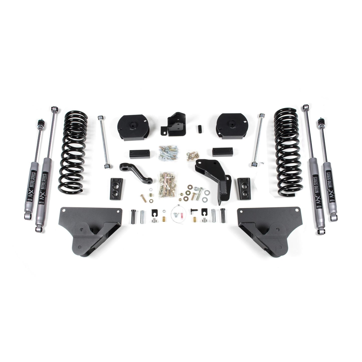 BDS Suspension | 4 Inch Lift Kit Ram 2500 14-18 4WD Diesel Rear Coil Spacer NX2 Nitro Shocks | BDS698H