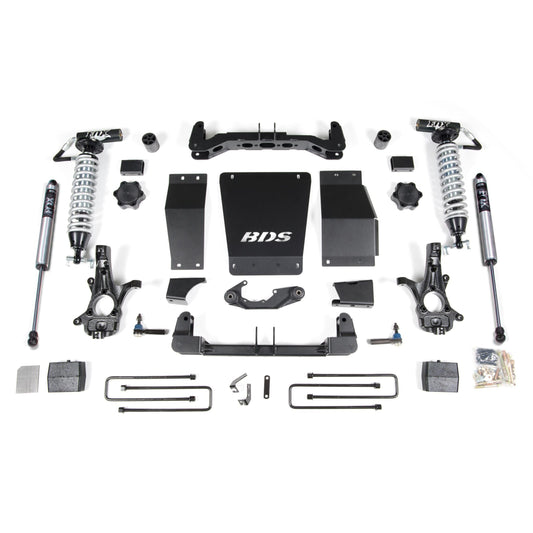 BDS Suspension | 6 Inch Lift Kit FOX 2.5 Coil-Over Silverado/Sierra 1500 14-18 4WD Cast Steel Block Kit Fox 2.5 Performance Shocks | BDS710FDSC