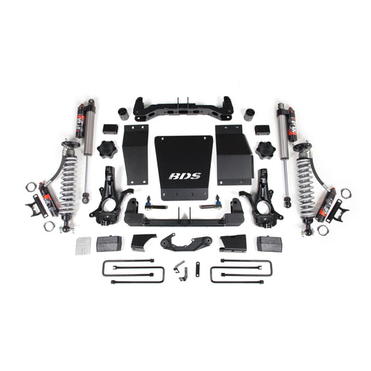 BDS Suspension | 4 Inch Lift Kit FOX 2.5 Performance Elite Block Kit Cast Steel Coil-Over 14-18 Silverado/Sierra 1500 4WD | BDS712PES