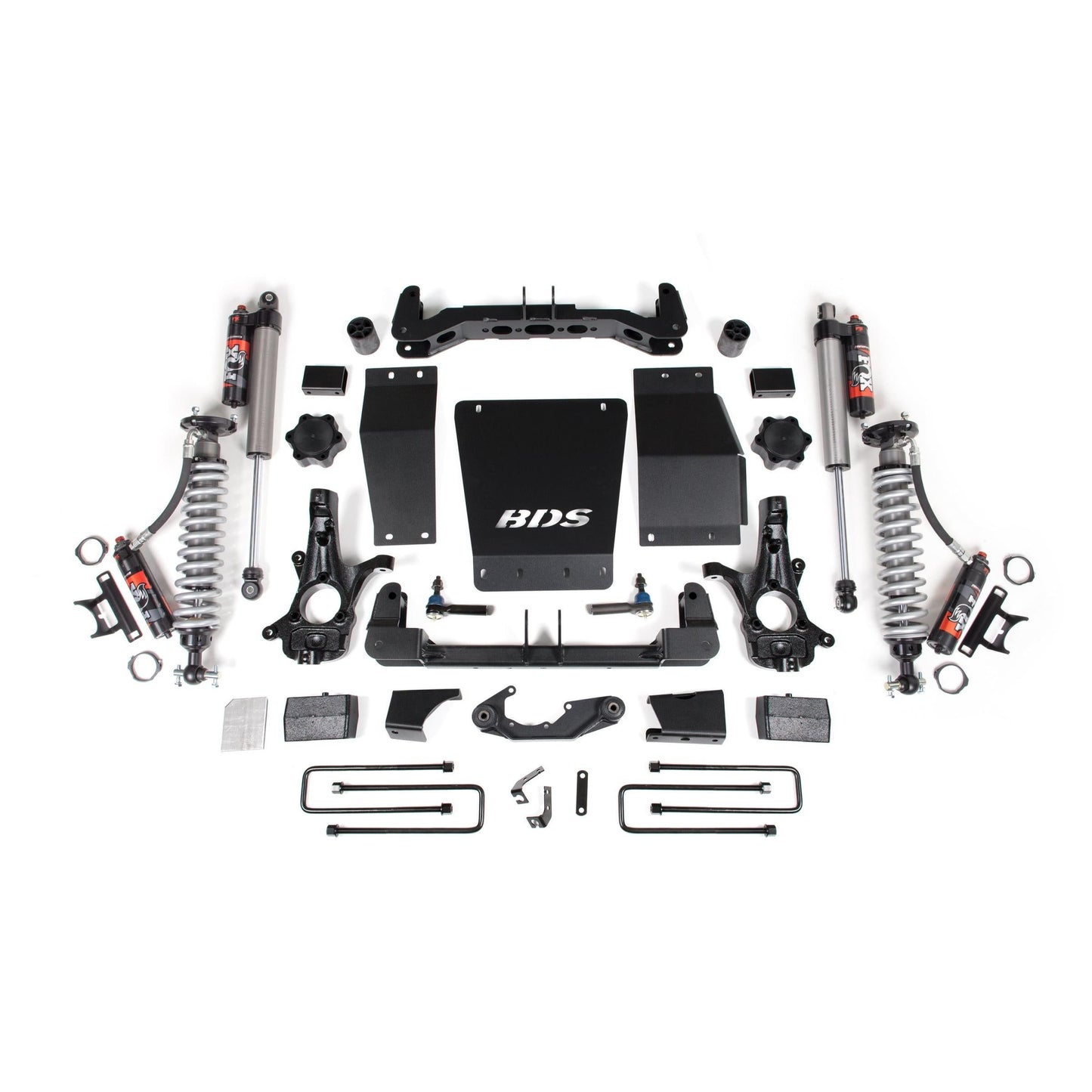 BDS Suspension | 4 Inch Lift Kit FOX 2.5 Performance Elite Block Kit Aluminum/Stamped Steel Coil-Over 14-18 Silverado/Sierra 1500 4WD | BDS713PES
