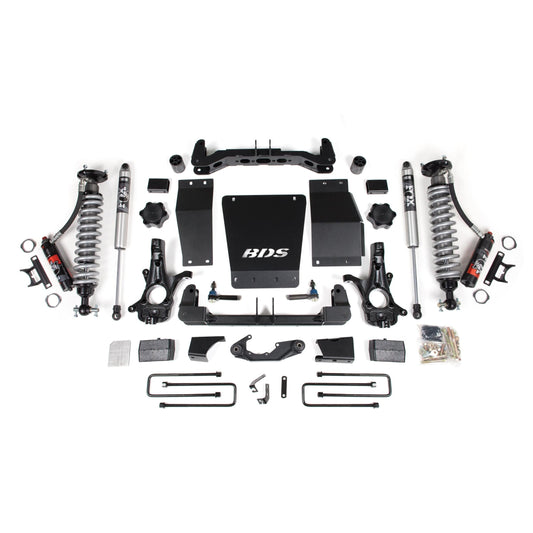 BDS Suspension | 4 Inch Lift Kit FOX 2.0 Performance Elite Block Kit Aluminum/Stamped Steel Coil-Over 14-18 Silverado/Sierra 1500 4WD | BDS713PSS