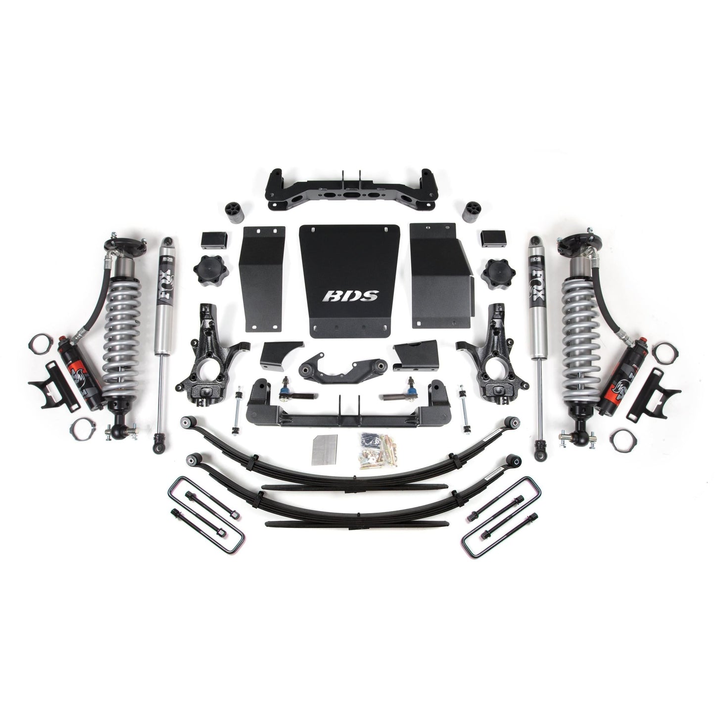 BDS Suspension | 6 Inch Lift Kit FOX 2.0 Performance Leaf Springs Coil-Over Cast Steel 14-18 Silverado/Sierra 1500 4WD BDS Suspension | BDS717PSS