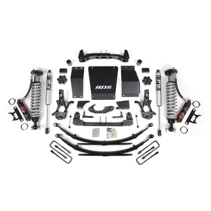 BDS Suspension | 6 Inch Lift Kit FOX 2.0 Performance Leaf Springs Coil-Over Aluminum/Stamped Steel 14-18 Silverado/Sierra 1500 4WD BDS Suspension | BDS718PSS