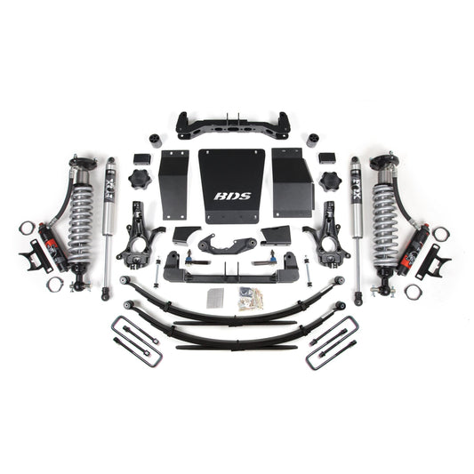 BDS Suspension | 6 Inch Lift Kit FOX 2.0 Performance Leaf Springs Coil-Over Aluminum/Stamped Steel 14-18 Silverado/Sierra 1500 4WD BDS Suspension | BDS718PSS