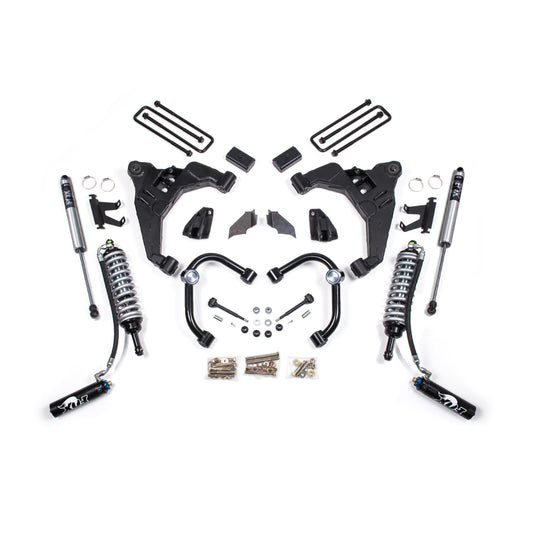 BDS Suspension | 3 Inch Lift Kit FOX 2.5 Coil-Over Conversion Silverado/Sierra 2500HD/3500HD 11-19 Diesel Block Kit Without Factory Overload Fox 2.5 Performance Shocks | BDS724FDSC