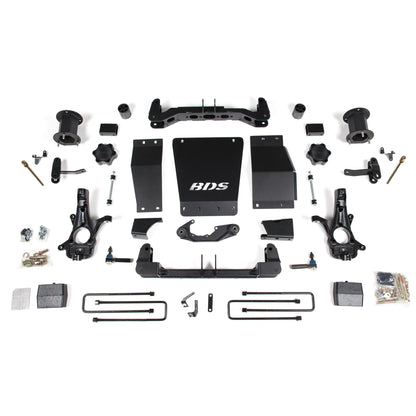 BDS Suspension | 6 Inch Lift Kit GMC Sierra 1500 14-18 4WD Magneride Equipped Cast Steel Control Arm | BDS725H