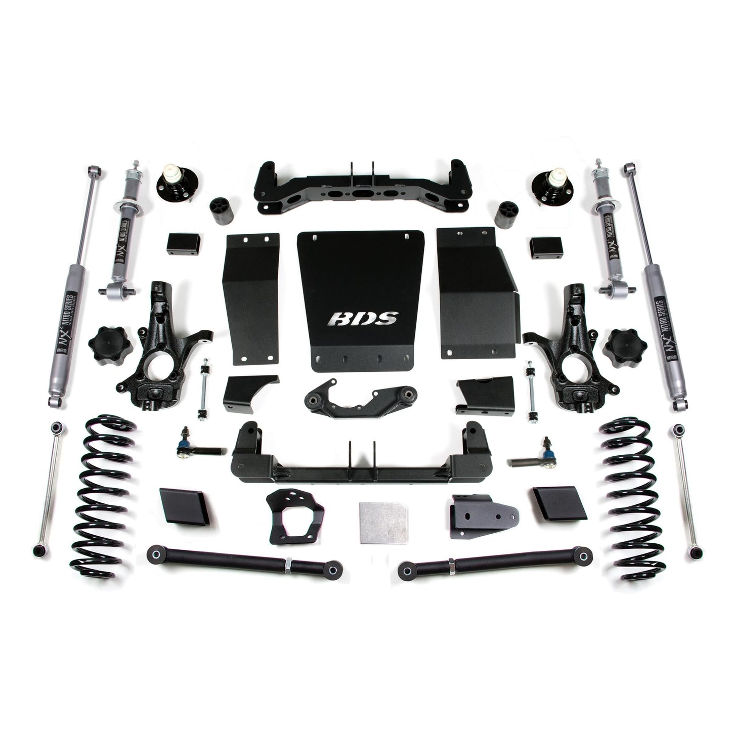 BDS Suspension lift kit components for 2015-2019 Chevy/GMC Suburban Tahoe Yukon 1500 with 6 inch lift