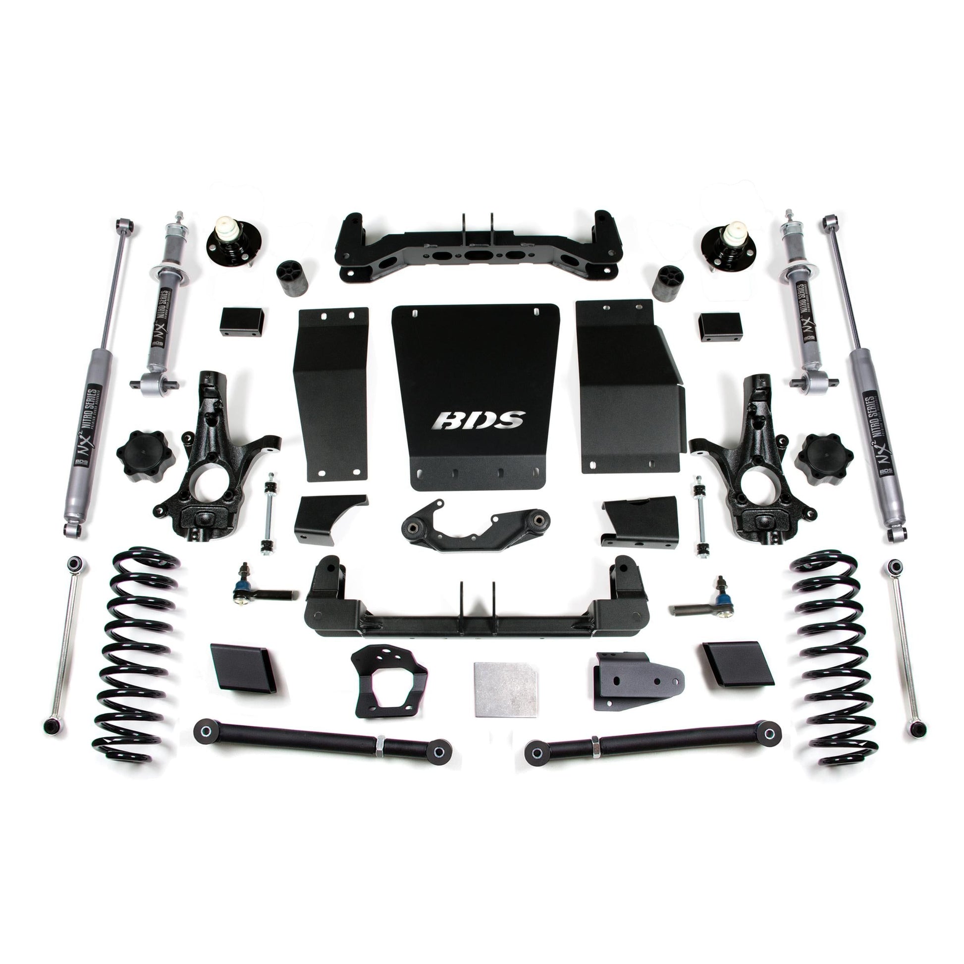 BDS Suspension lift kit components for 2015-2019 Chevy/GMC Suburban Tahoe Yukon 1500 with 6 inch lift
