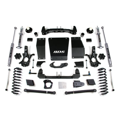 BDS Suspension | 6 Inch Lift Kit Chevy/GMC Suburban Tahoe Yukon/XL 1500 15-19 4WD Cast Steel NX2 Nitro | BDS731H