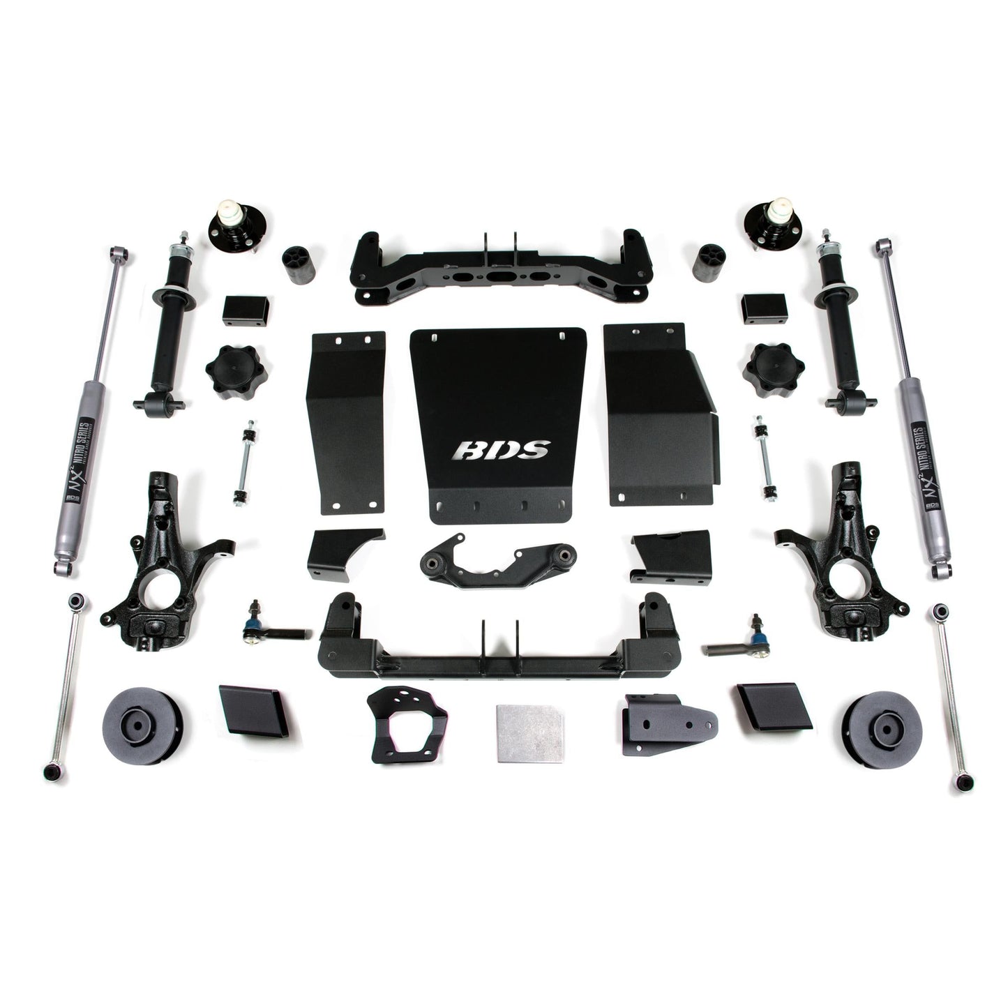 BDS Suspension | 4 Inch Lift Kit Chevy/GMC Suburban Tahoe Yukon/XL 1500 15-19 4WD Cast Steel Fox 2.0 Performance Shocks | BDS733FS